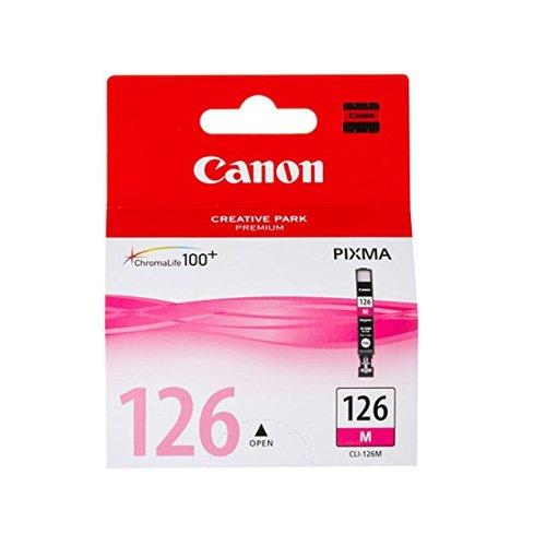 CARTUCHO CANON CLI126M,MAGENTA INYECCIÓN DE TINTA/4563B001AB