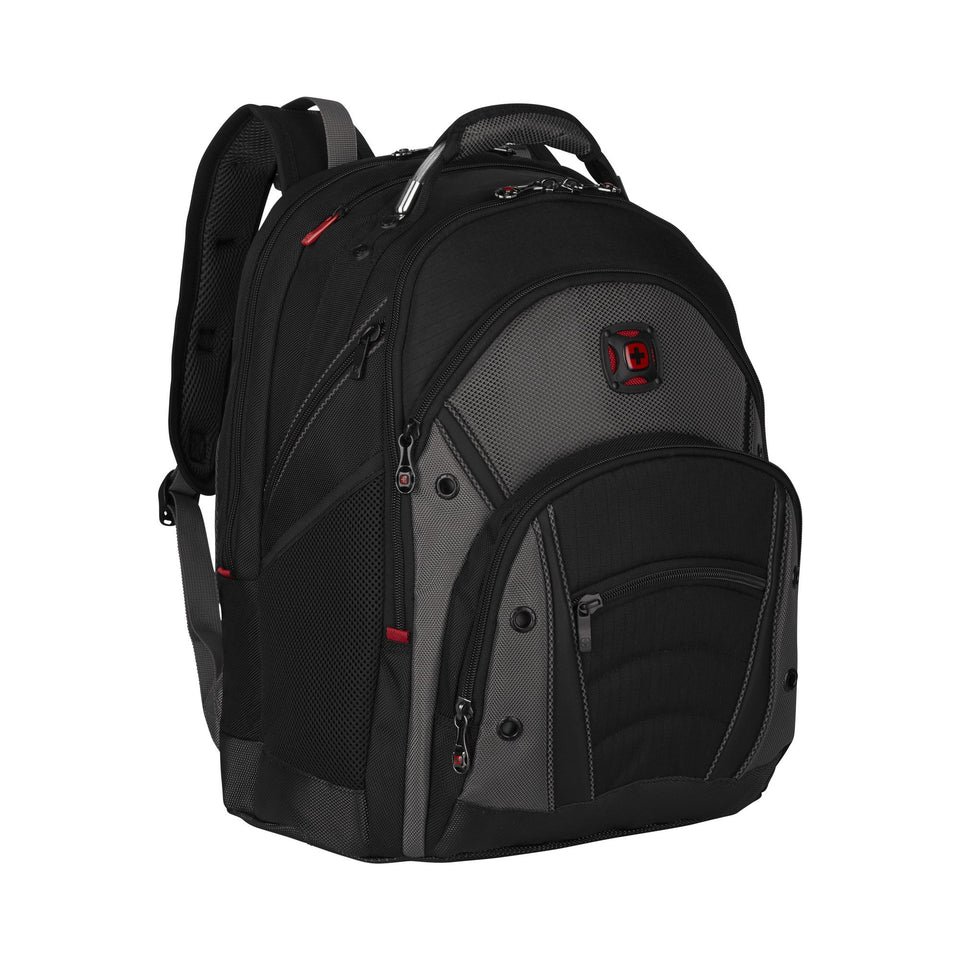 Mochila de viaje Synergy, para laptop de 16", 600635, color negro, tecnología Air Flow, tecnología Shock absorbing