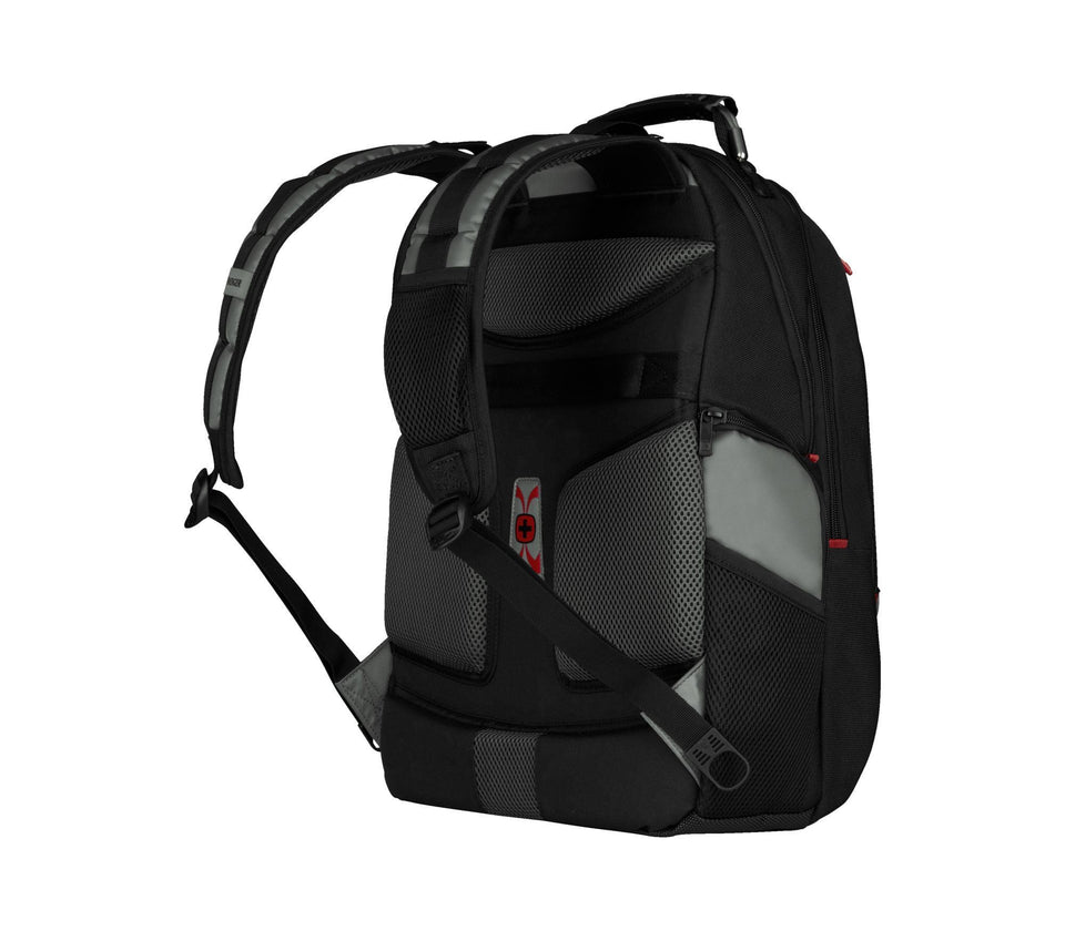 Mochila de viaje Pegasus, para laptop de 17", 600639, color negro, tecnología Air Flow, sistema Pass - Thru