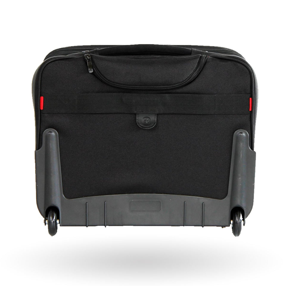 Maletín con ruedas para portátil Wenger Transfer, para laptop 16", 600664, Color Negro