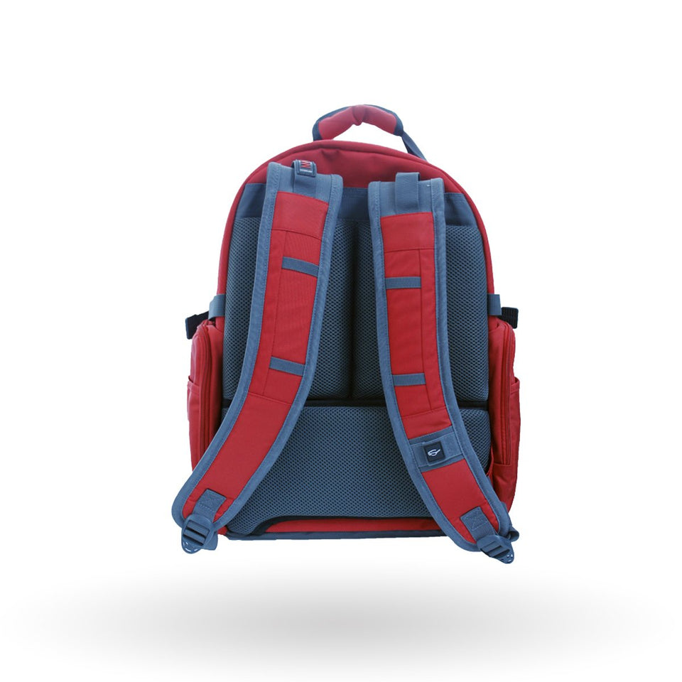 Mochila viaje Wenger Breaker,para laptop de 16", 602368, color rojo, tecnología shock absorbing