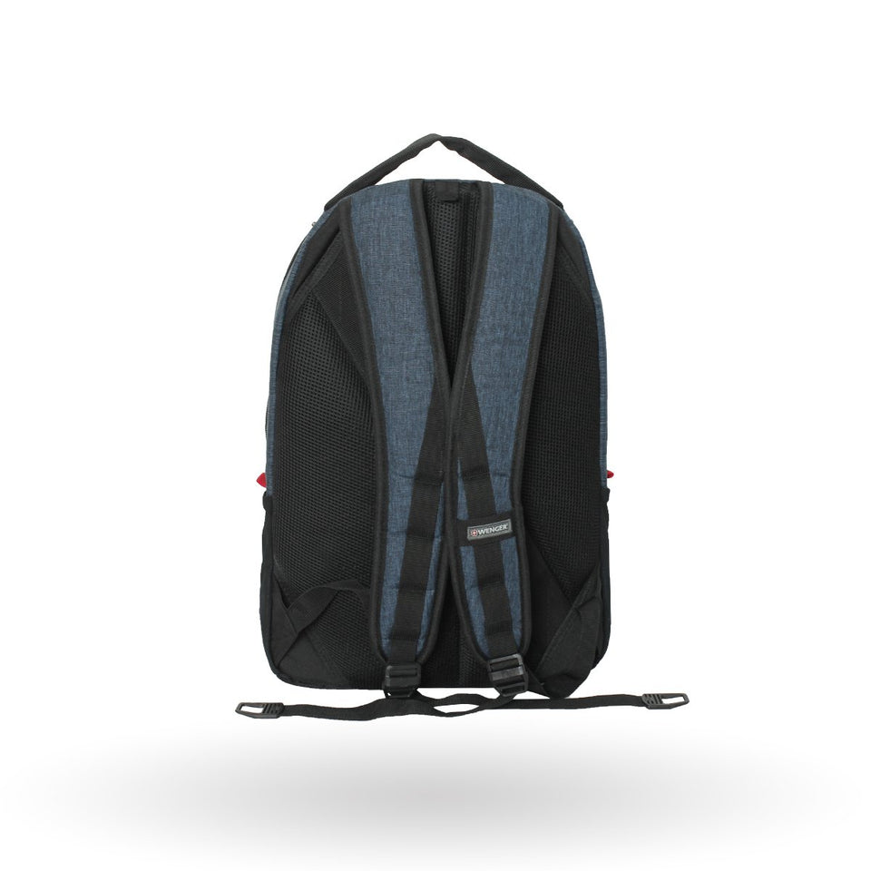 Mochila Wenger Chasma, para laptop de 16", mochila azul, 602385, Sistema Pass-Thru