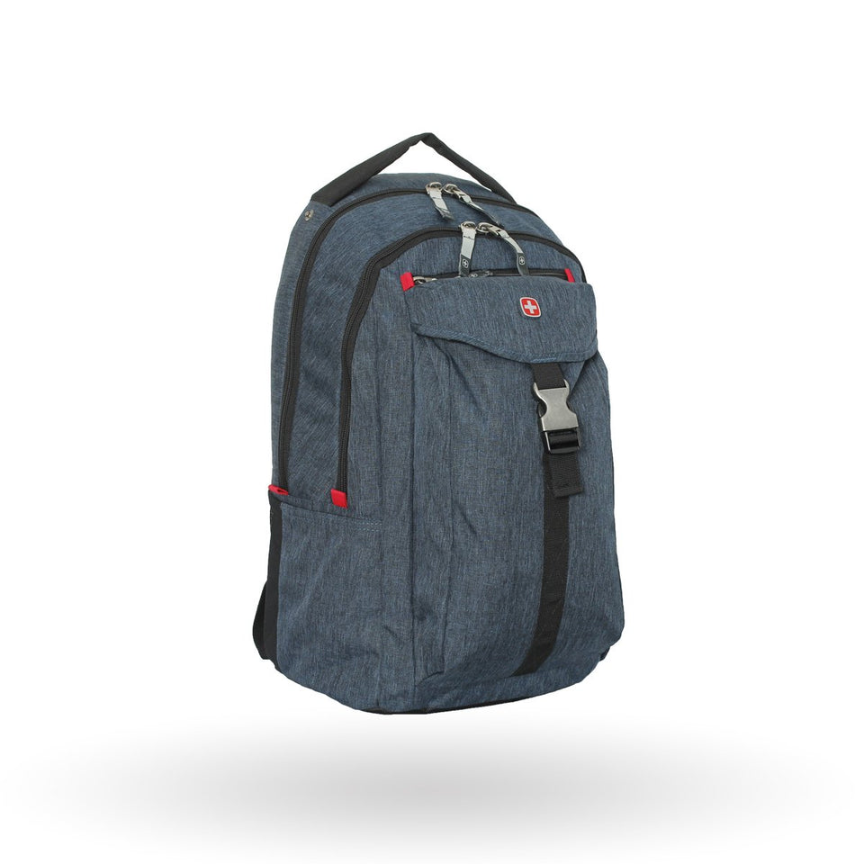 Mochila Wenger Chasma, para laptop de 16", mochila azul, 602385, Sistema Pass-Thru
