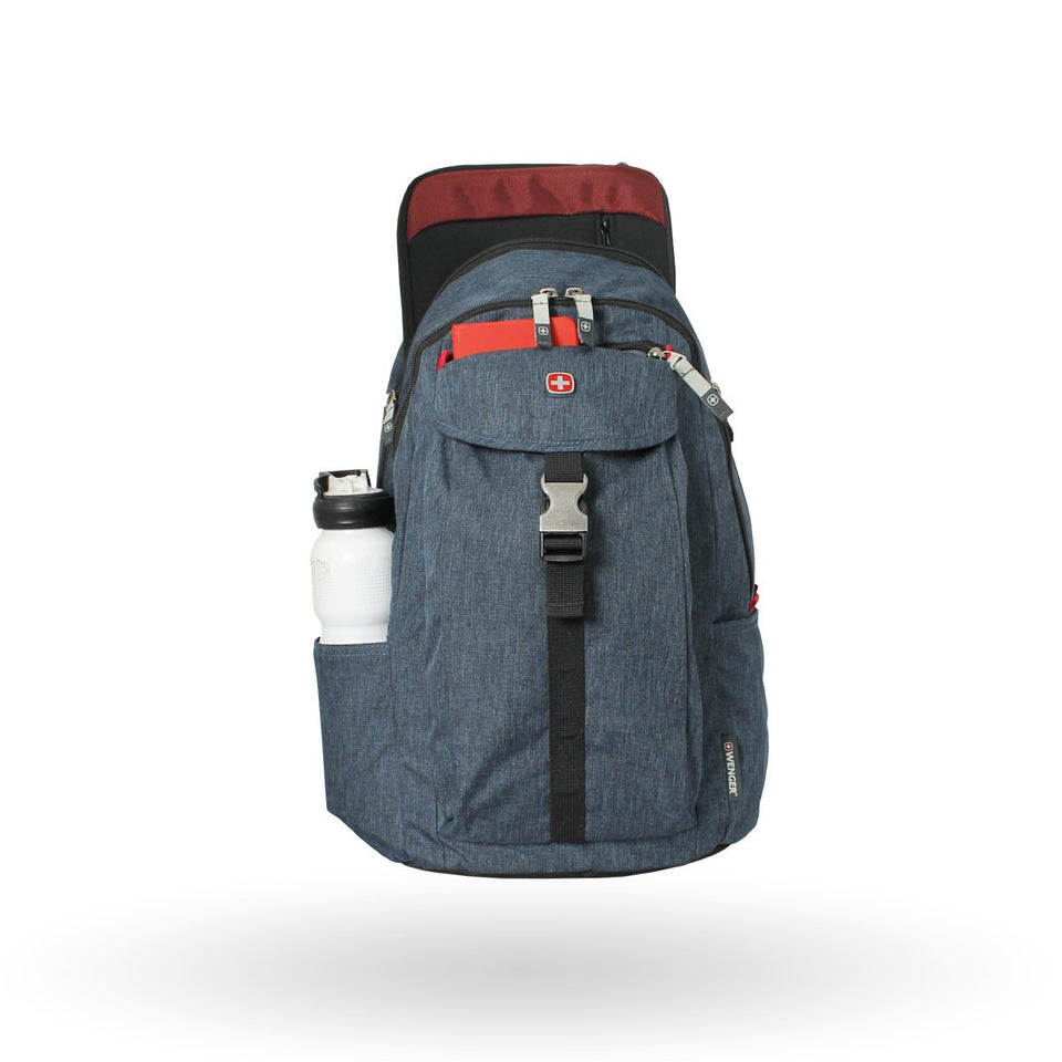 Mochila Wenger Chasma, para laptop de 16", mochila azul, 602385, Sistema Pass-Thru