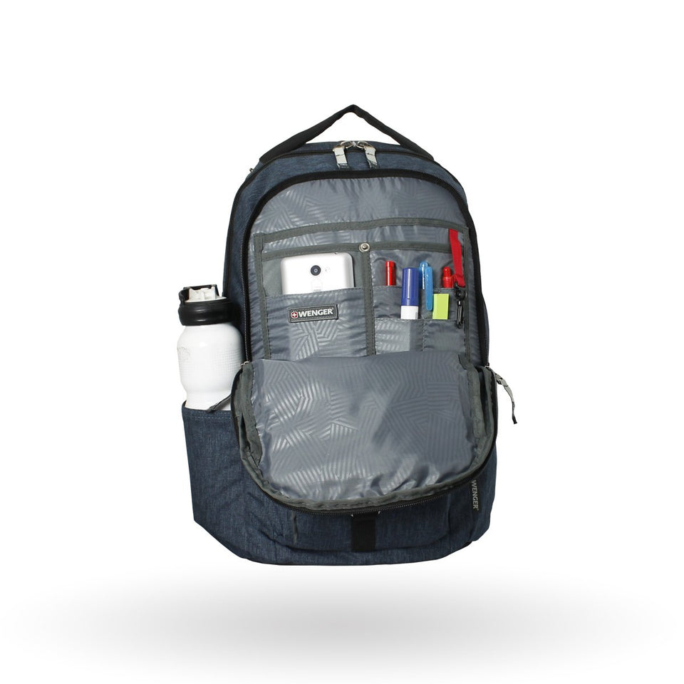 Mochila Wenger Chasma, para laptop de 16", mochila azul, 602385, Sistema Pass-Thru