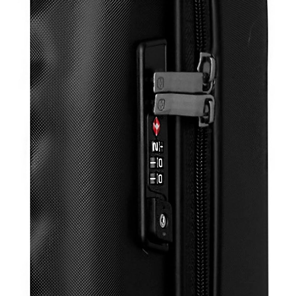 Maleta de viaje Lumen Wenger 20", maleta rígida negra, 604336