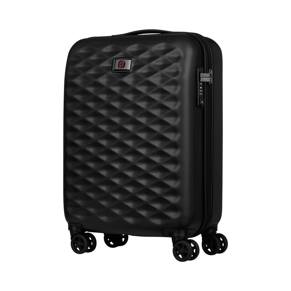 Maleta de viaje Lumen Wenger 20", maleta rígida negra, 604336
