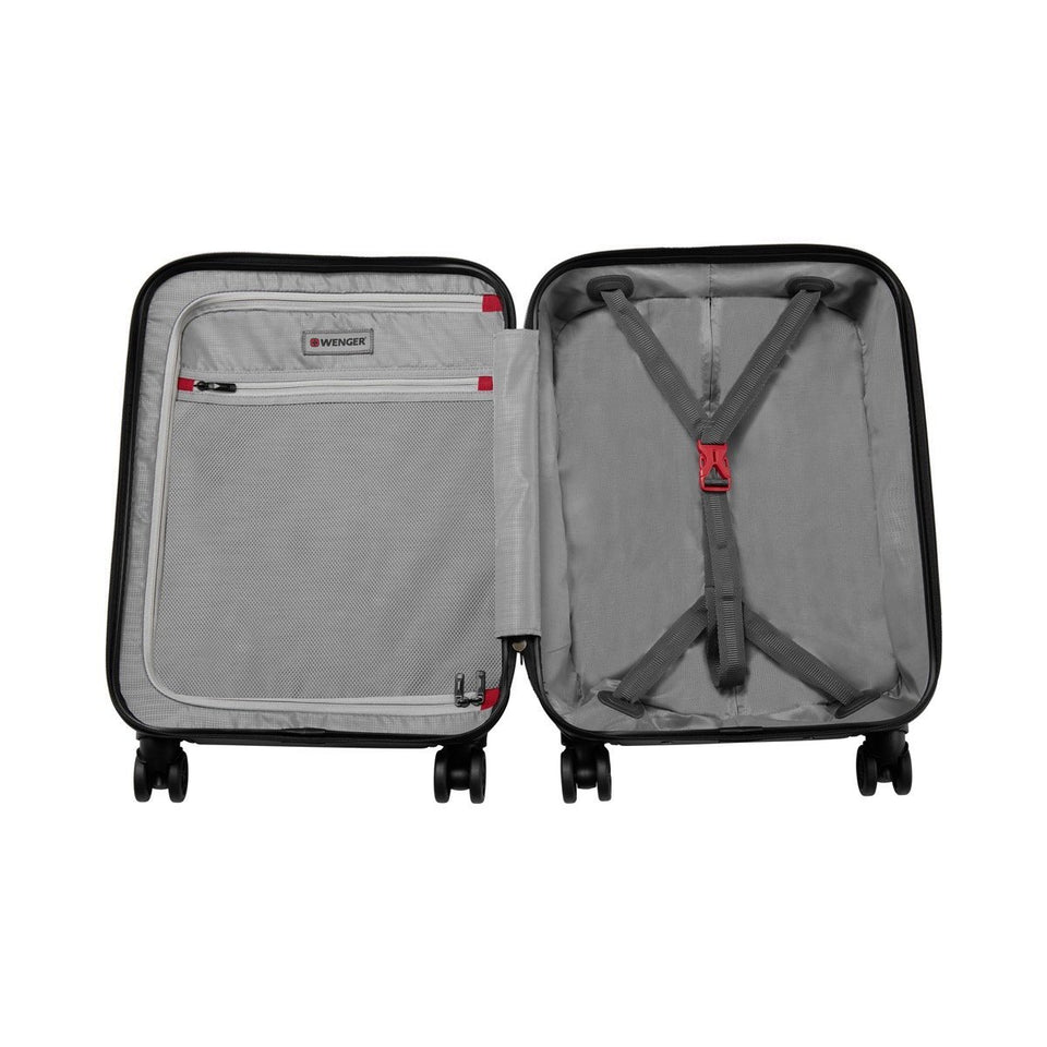 Maleta de viaje Lumen Wenger 20", maleta rígida negra, 604336