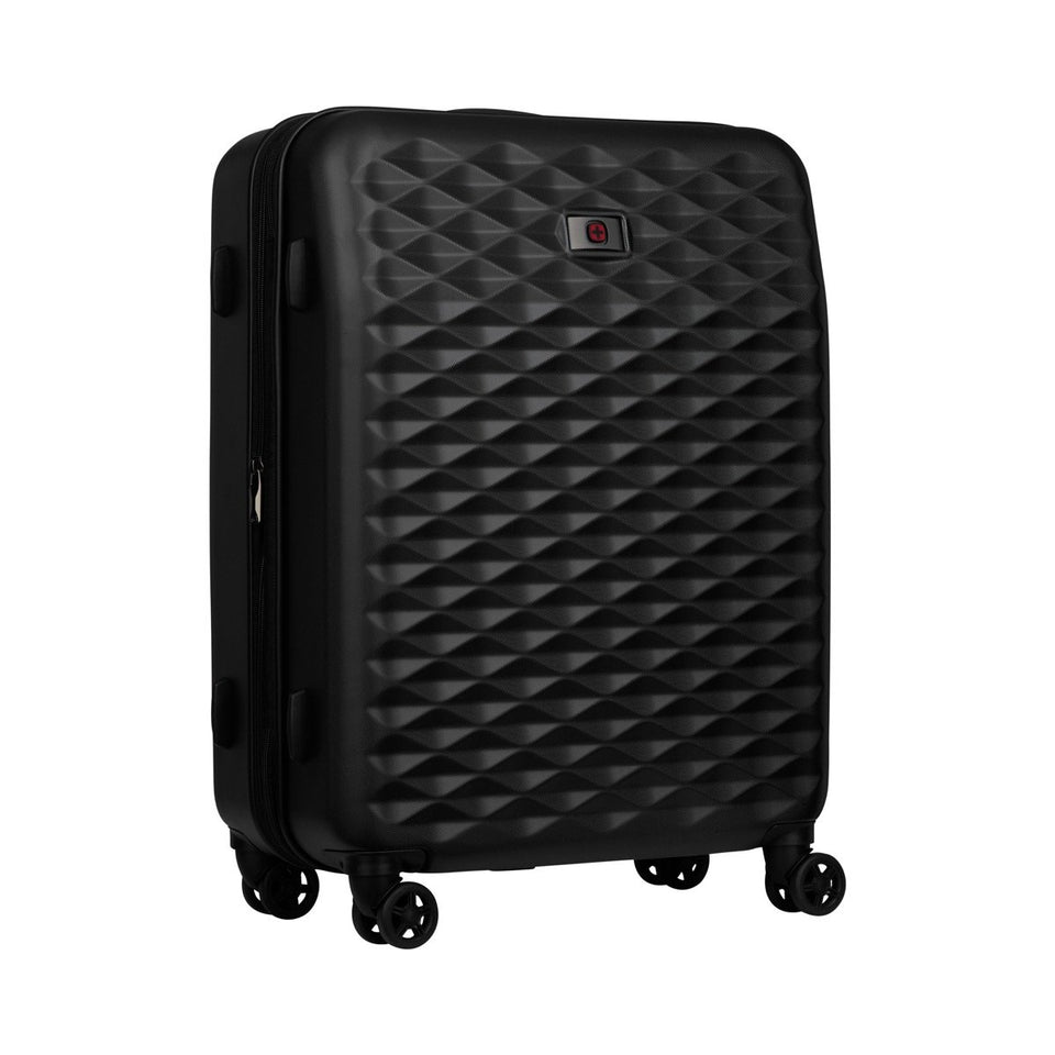 Maleta de viaje Lumen Wenger 24", maleta rígida negra, 604339