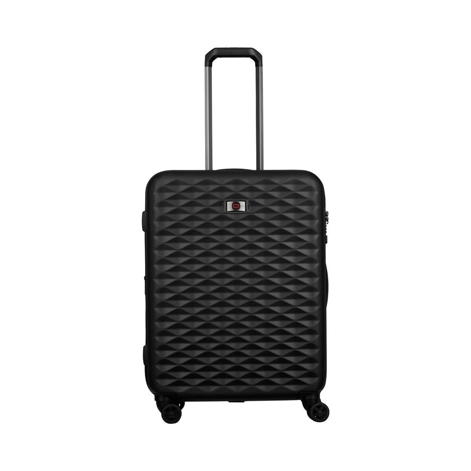Maleta de viaje Lumen Wenger 24", maleta rígida negra, 604339