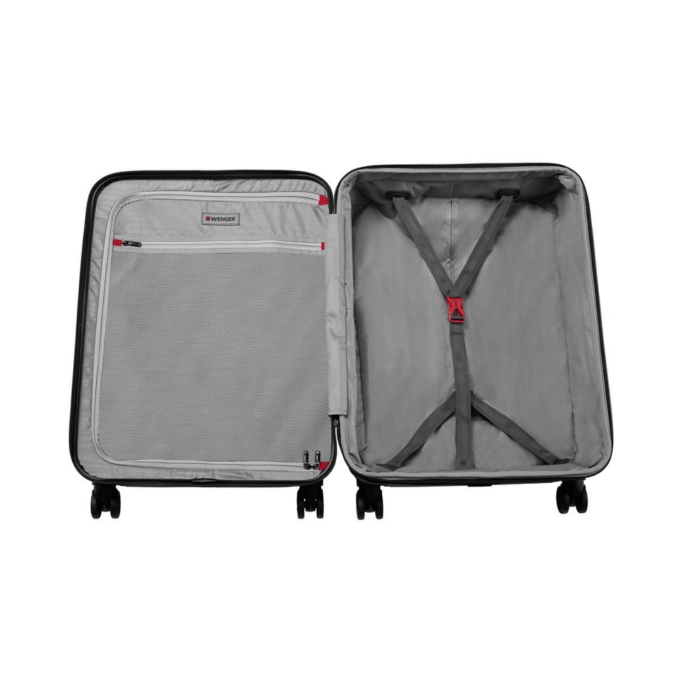 Maleta de viaje Lumen Wenger 24", maleta rígida negra, 604339