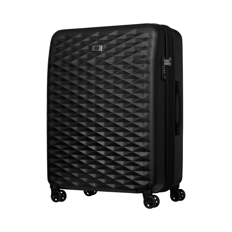 Maleta de viaje Lumen Wenger 28", maleta rígida negra, 604342