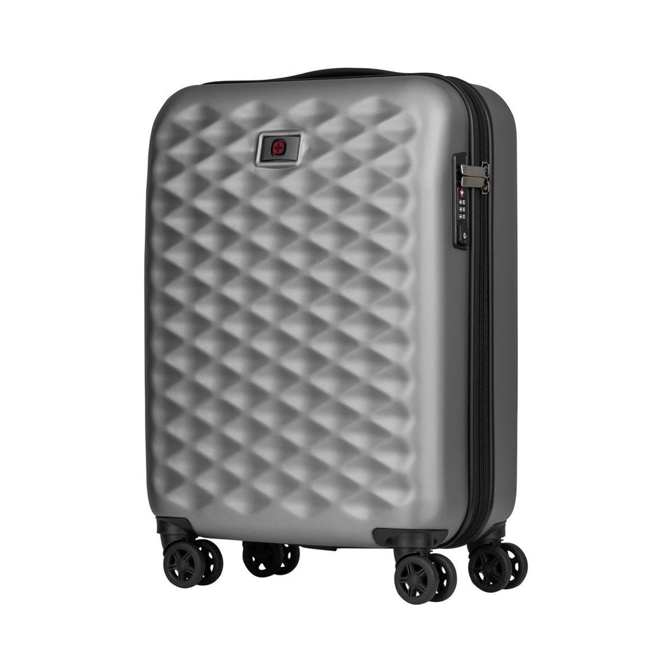 Maleta de viaje Lumen Wenger 20", maleta rígida plata, 604338