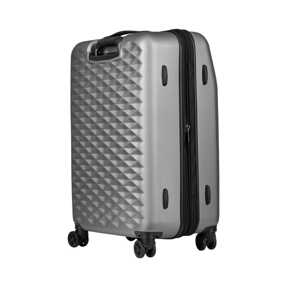 Maleta de viaje Lumen Wenger 24", maleta rígida plata, 604341