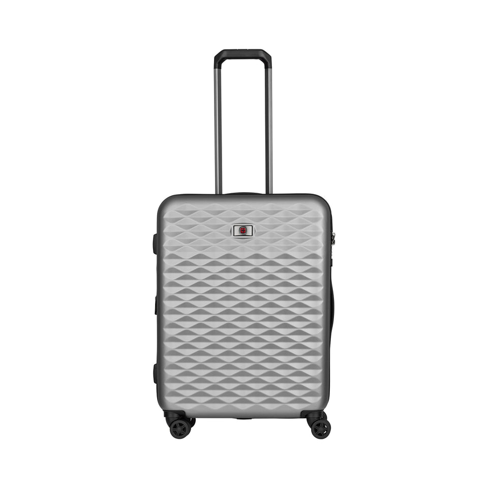 Maleta de viaje Lumen Wenger 24", maleta rígida plata, 604341
