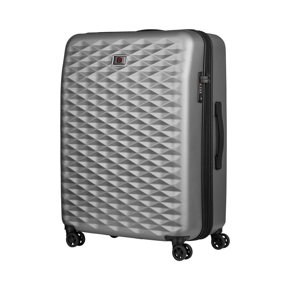 Maleta de viaje Lumen Wenger 28", maleta rígida plata, 604344