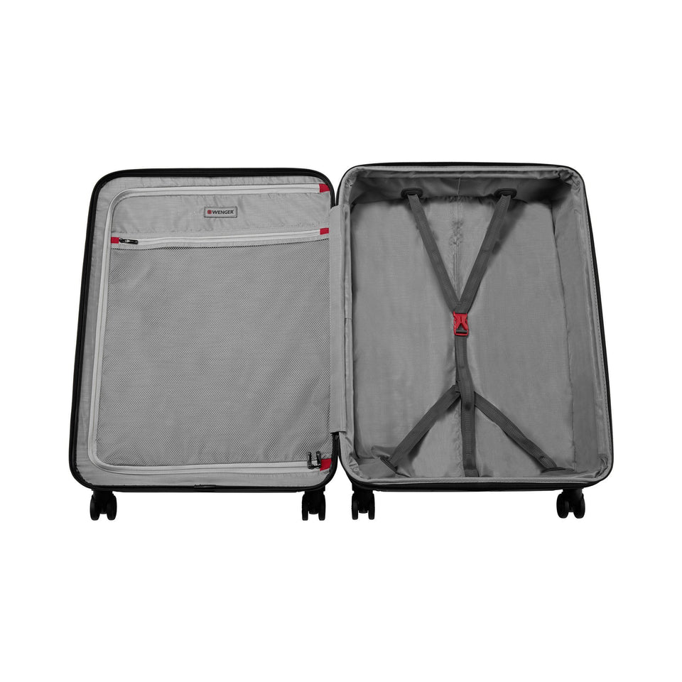 Maleta de viaje Lumen Wenger 28", maleta rígida plata, 604344