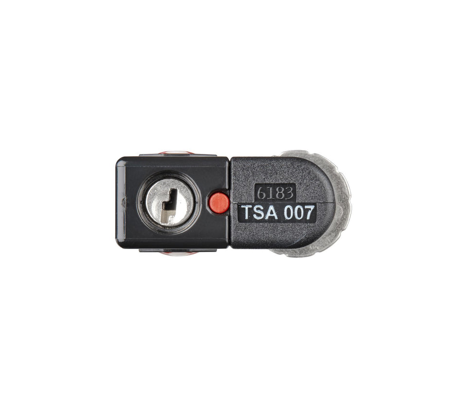 Candado para Viajes Wenger con Bloqueo TSA de 3 Combinaciones, Ajuste a través de cierres, 604563, Color Gris, Combinación con dial.