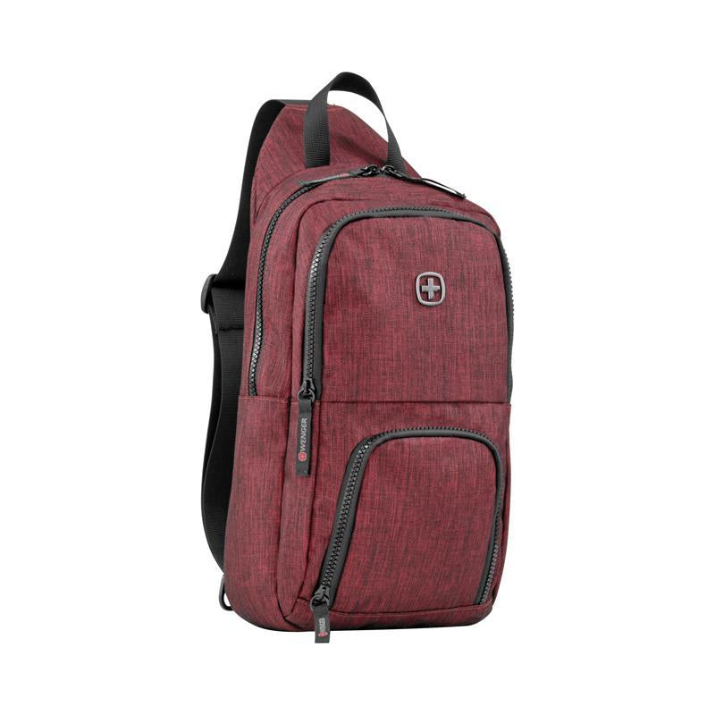 Bandolera Wenger Console, 605030, Mariconera para hombre, porta tablet 7", Color Vino