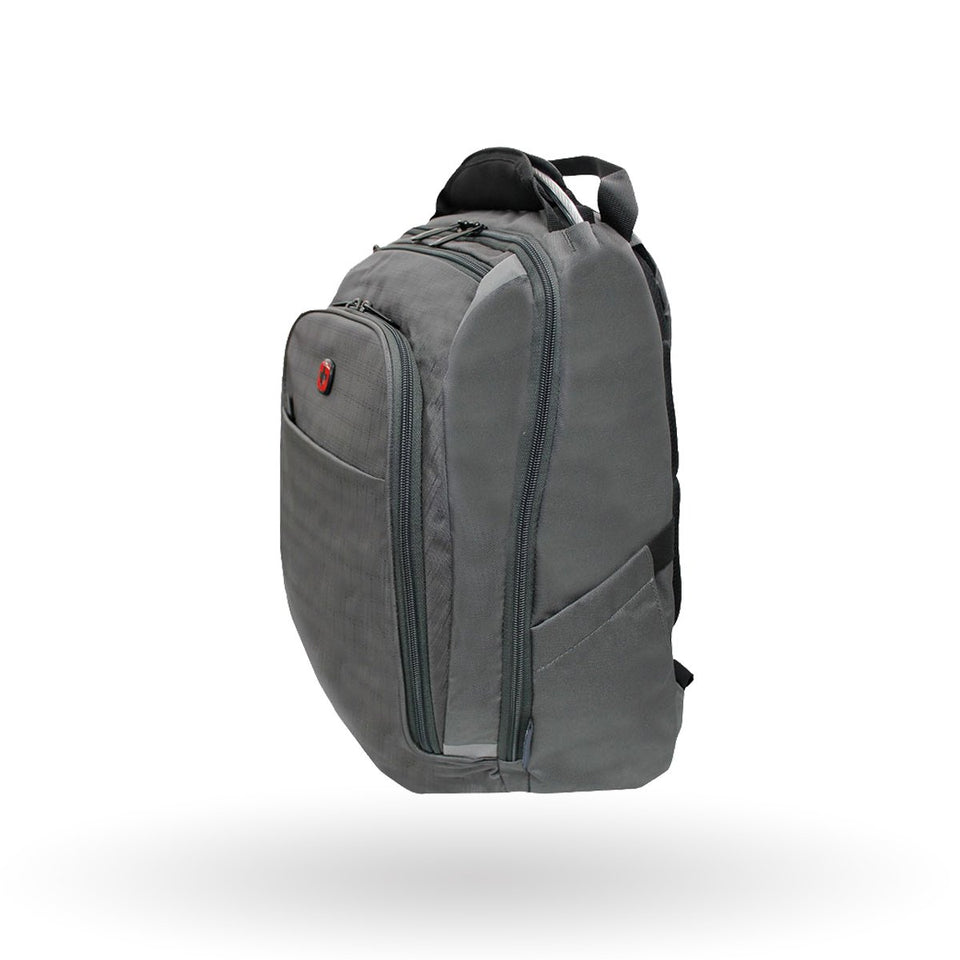 Mochila Wenger portalaptop UpLink, para laptorp de 16" y tablet de 10", 605094, mochila expandible, color gris, tecnología Air Flow.