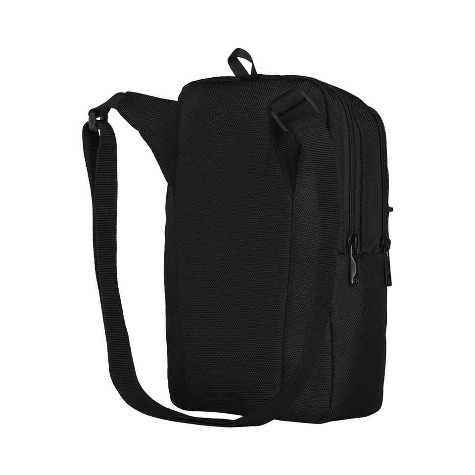 Mini bandolera vertical Wenger, para tablet de 8", 610178, bolso negro