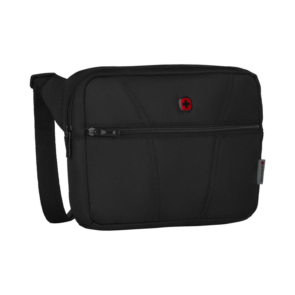 Bolso negro porta-tablet BC Style Sacoche Wenger, para tablet de 10", 610179, organizador inteligente