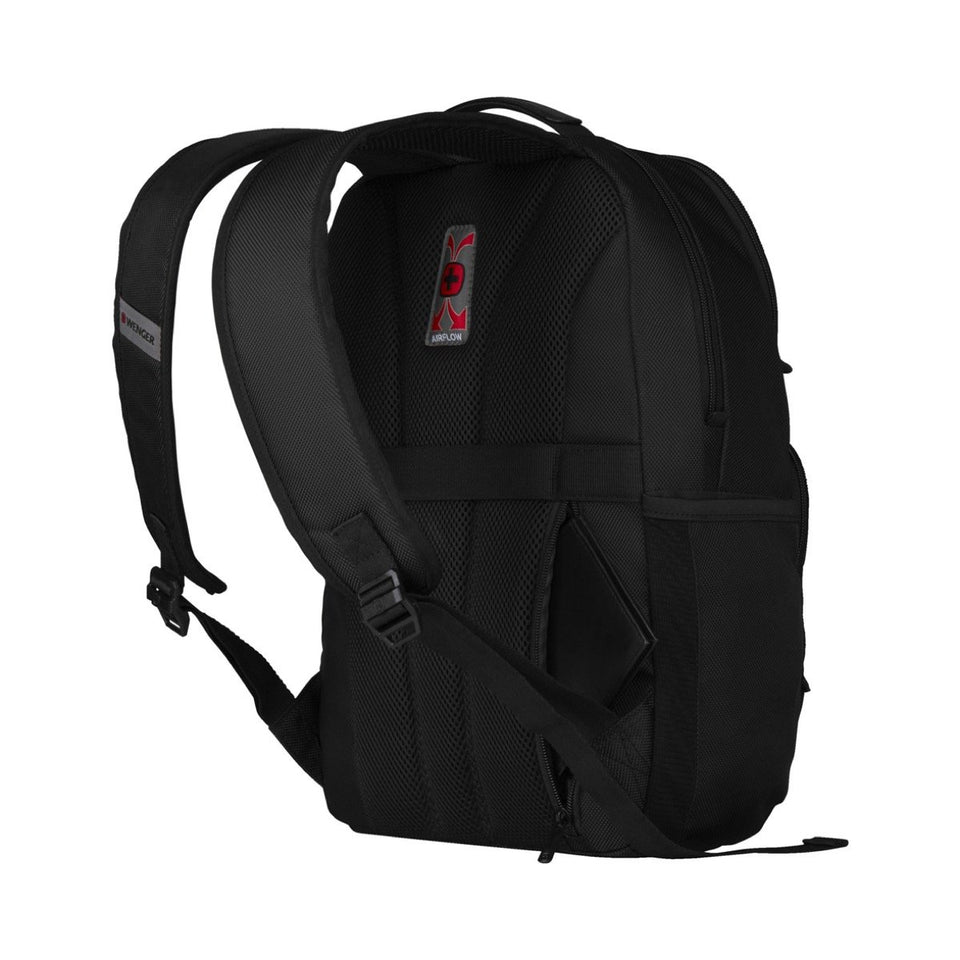 Mochila Wenger porta laptop BC Mark Slimline, para laptop de 12" a 14", 610185, mochila Negra