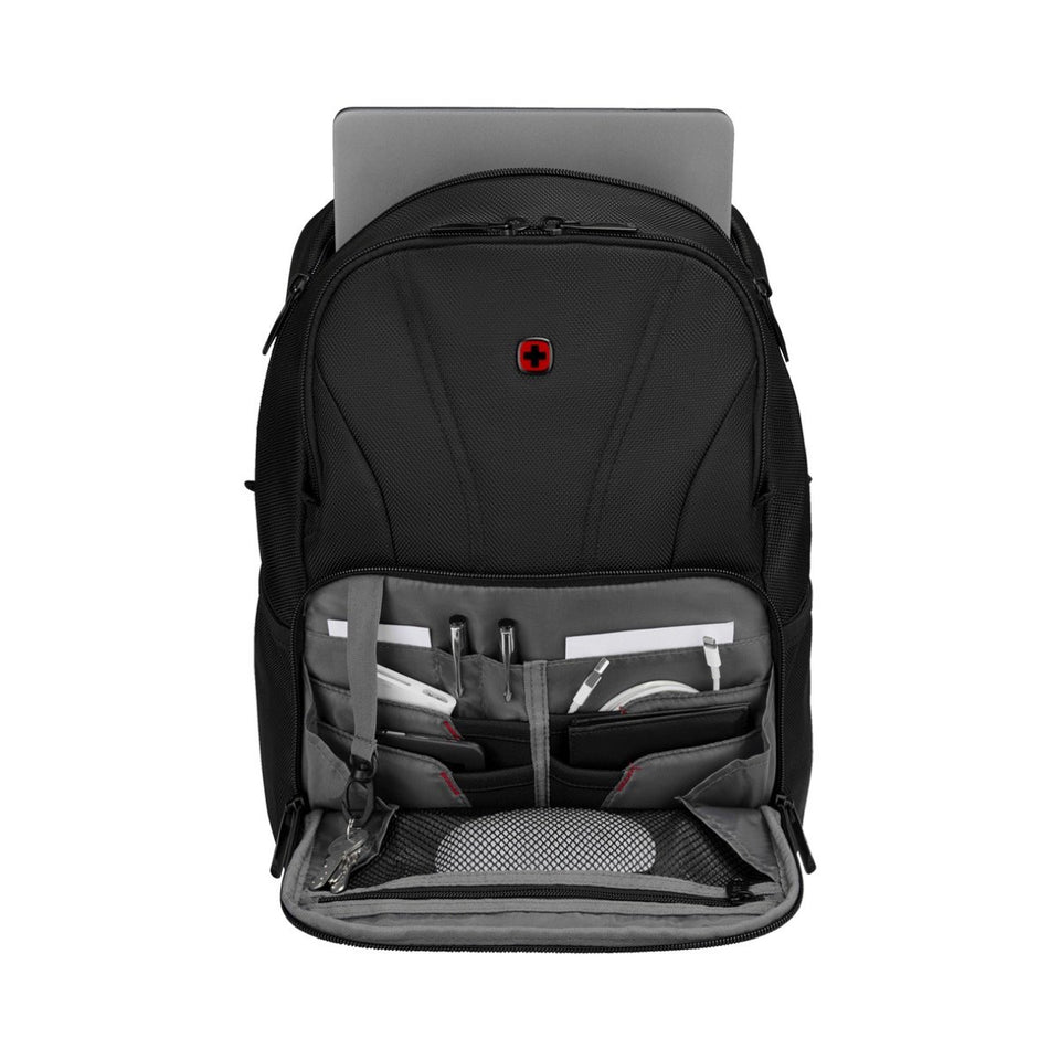 Mochila Wenger porta laptop BC Mark Slimline, para laptop de 12" a 14", 610185, mochila Negra