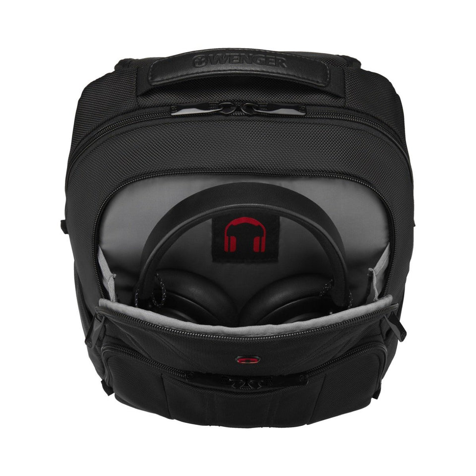 Mochila Wenger porta laptop BC Mark Slimline, para laptop de 12" a 14", 610185, mochila Negra
