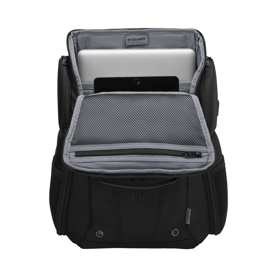 Mochila Wenger Porta Laptop BC Class, para laptop de 16", 610186, mochila de viaje negra