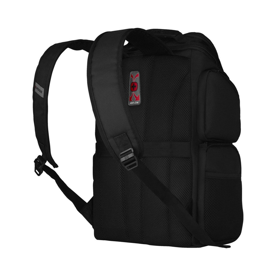 Mochila Wenger Porta Laptop BC Class, para laptop de 16", 610186, mochila de viaje negra