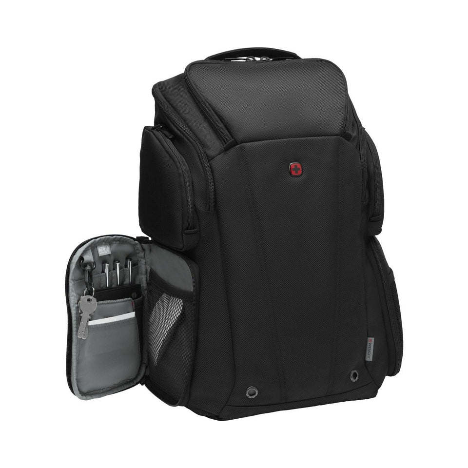 Mochila Wenger Porta Laptop BC Class, para laptop de 16", 610186, mochila de viaje negra