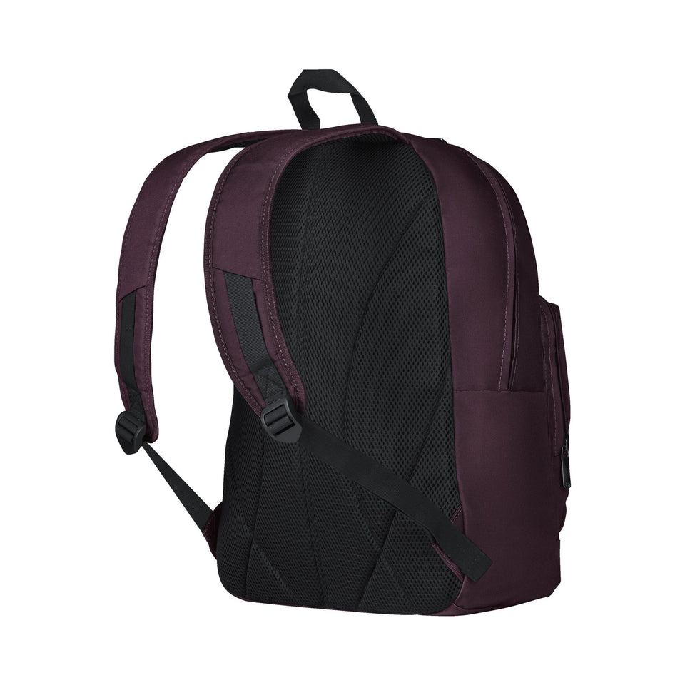 Mochila Wenger Crango, para laptop de 16", 610195, color Vino, compartimento acolchado, organizador de accesorios