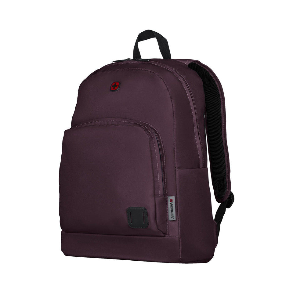 Mochila Wenger Crango, para laptop de 16", 610195, color Vino, compartimento acolchado, organizador de accesorios