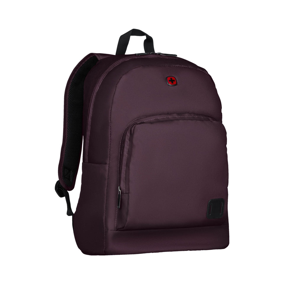 Mochila Wenger Crango, para laptop de 16", 610195, color Vino, compartimento acolchado, organizador de accesorios