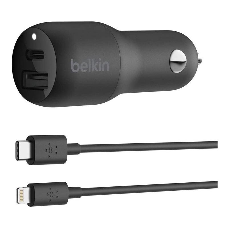 Belkin Cargador De Auto Usb C, 30 W F7u100bt04-blk