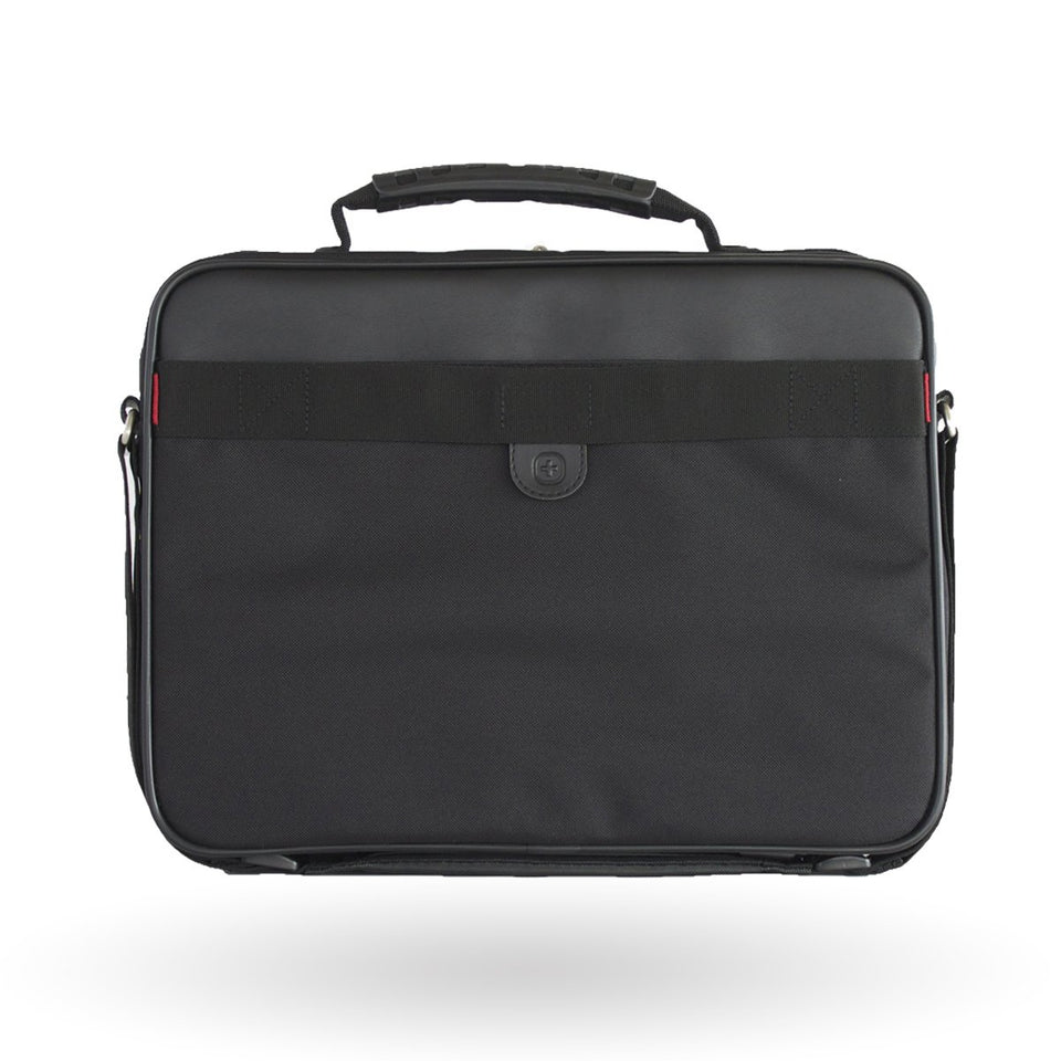 Maletín ejecutivo Wenger Impulse, para laptop de 15.4",67426020, color Negro, interior acolchado, incluye estuche para accesorios