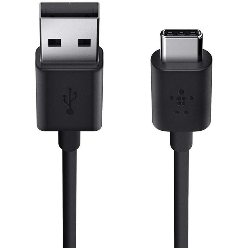 Belkin Cable 2.0 Usb C - Usb A Negro 480mbps F2cu032bt06-blk