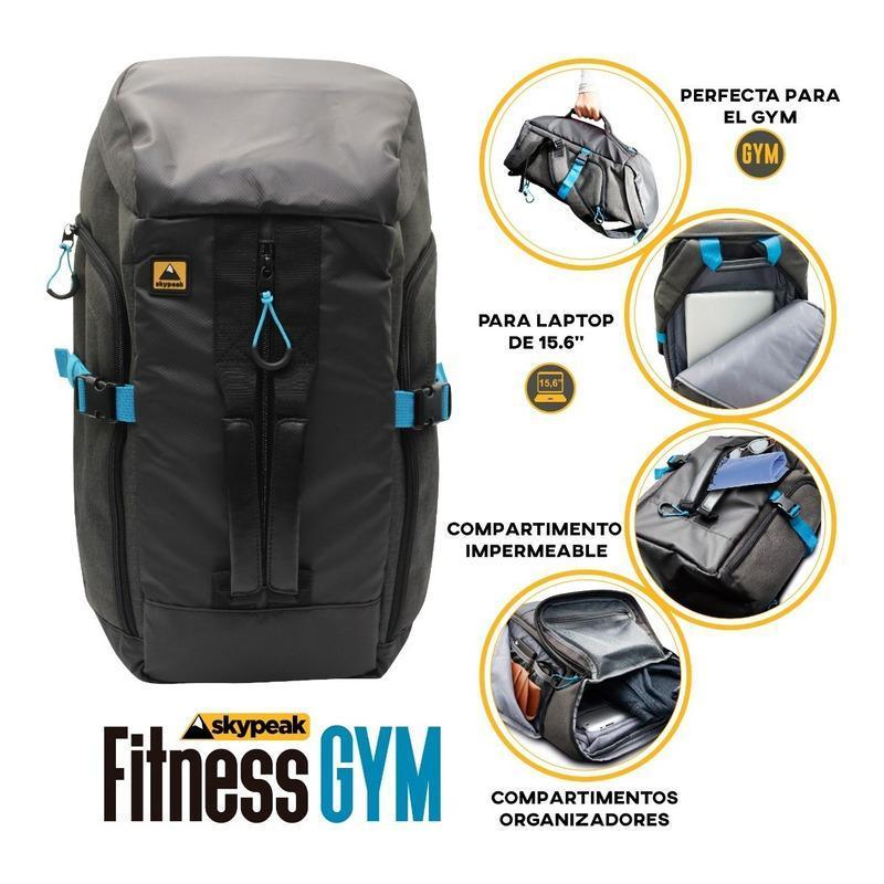 Backpack Skypeak Fitness Gym Negra 15.6 Fit-115bk
