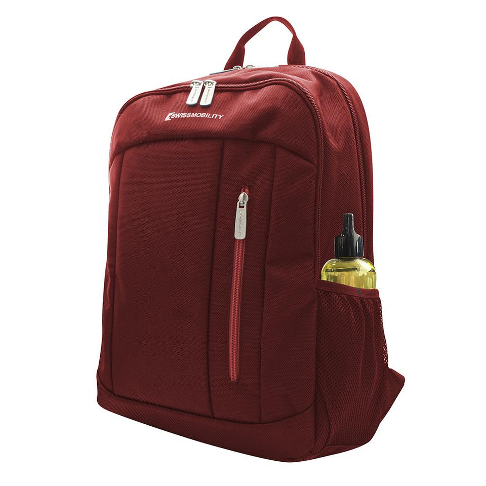 Mochila Backpack Swissmobility para laptop 15.6 pulgadas BRO-115 Roja