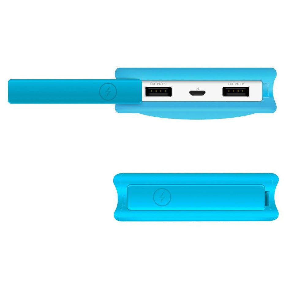 Cargador Portátil Adata PowerBank D8000L, 8000mAh, Azul/Blanco