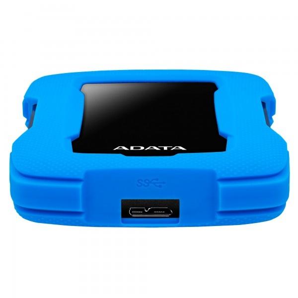 Disco Duro Externo Adata HD330 2.5'', 1TB, USB 3.1, Azul/Negro, A Prueba de Golpes - para Mac/PC