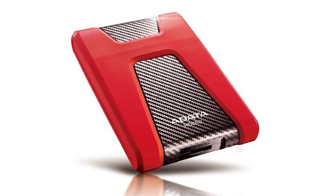 Disco Duro Externo Adata DashDrive Durable HD650 2.5'', 1TB, USB 3.0, SATA, Rojo - para Mac/PC
