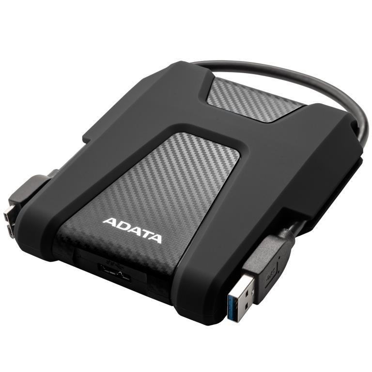 Disco Duro Externo Adata HD680, 2TB, USB, Negro - para Mac/PC