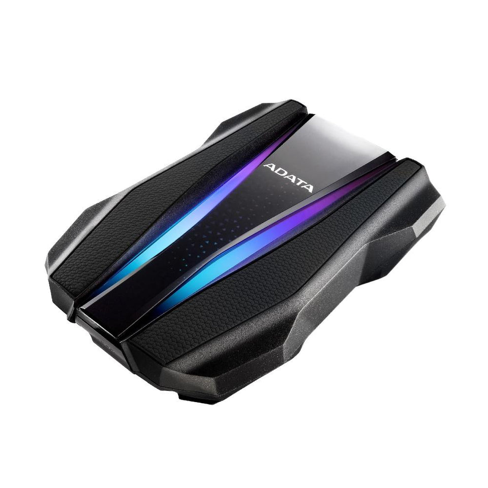 Disco Duro Externo Adata HD770G RGB 2.5", 1TB, USB, Negro, A Prueba de Agua, Polvo y Golpes