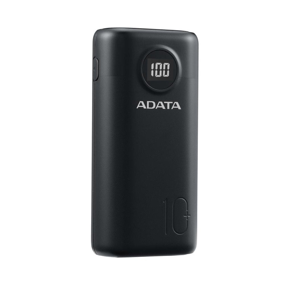 Cargador Portátil Adata P10000QCD, 10.000mAh, Negro
