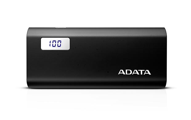 Cargador Portátil Adata PowerBank P12500D, 12.500mAh, Negro
