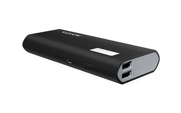 Cargador Portátil Adata PowerBank P12500D, 12.500mAh, Negro