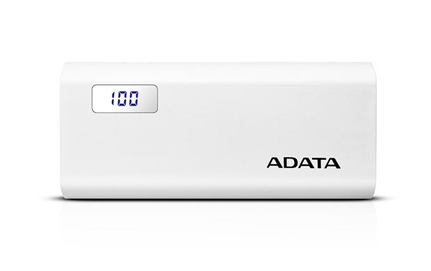 Cargador Portátil Adata PowerBank P12500D, 12.500mAh, Blanco