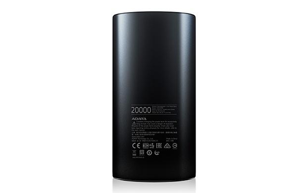 Cargador Portátil Adata Power Bank P20000D, 20000mAh, Negro